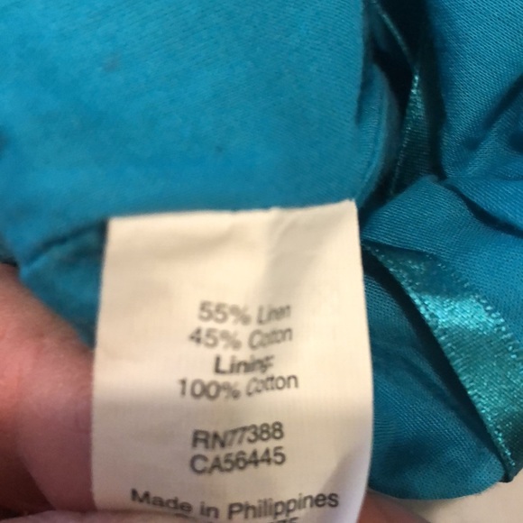 J Crew paper bag elastic waist linen blend mini skirt sz12 - Picture 8 of 9